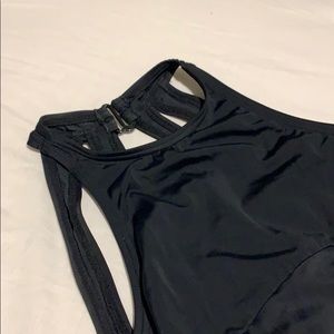 Girls black dance leotard